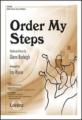 Order My Steps SATB choral sheet music cover